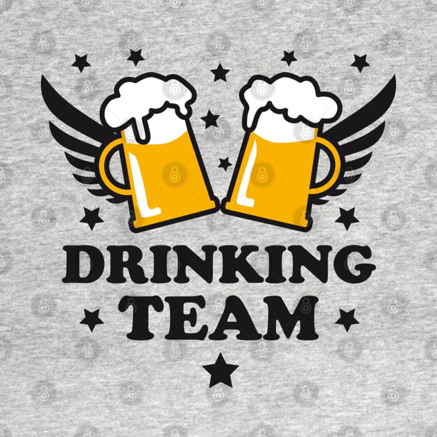 10 Drinking Team Cool Beer Wings Prost Cheers Party by Margarita7